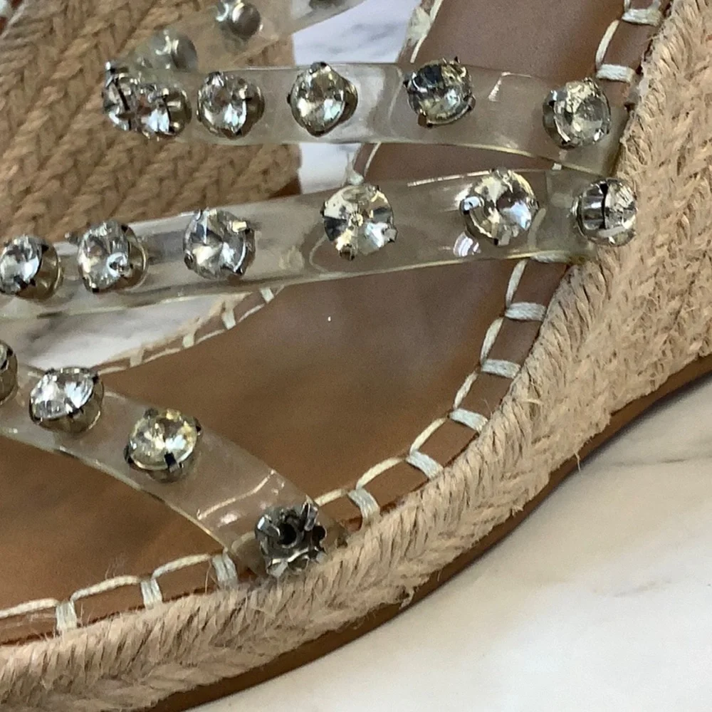 NWT STEVEN New York, Studded Espadrilles Size 6.5 US
